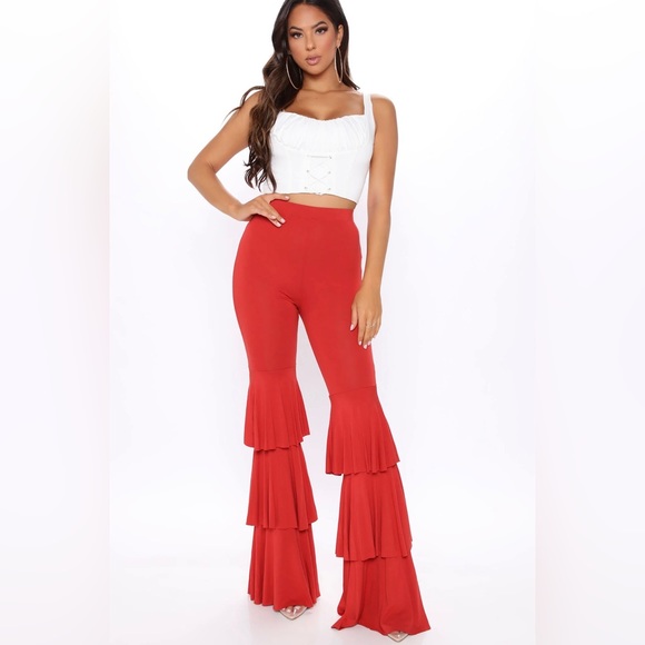 Flare rust pant super retro and cute - Picture 2 of 7